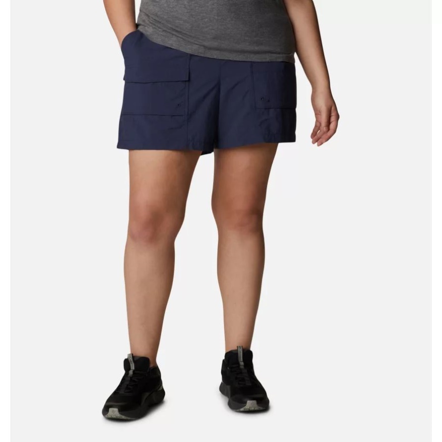 Columbia Sommertrockene Cargo-Shorts Für Damen In Übergröße Nachtaktiv