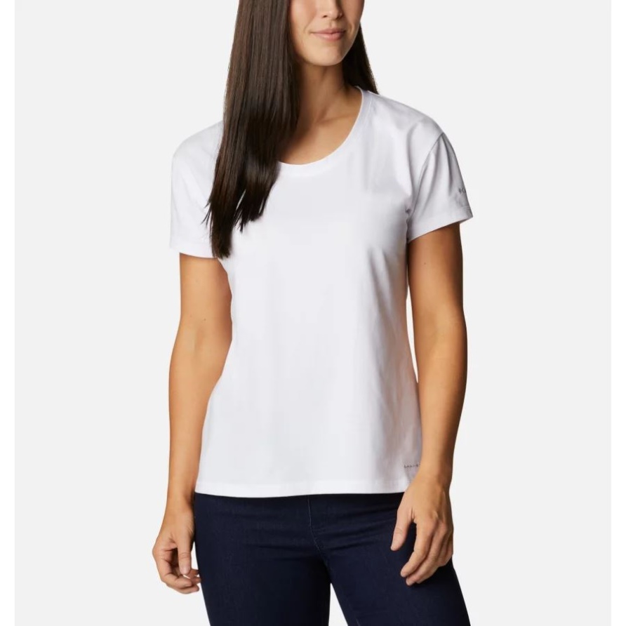 Columbia Sun Trek T-shirt Frauen Weiß
