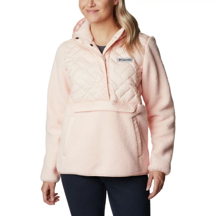 Columbia Sweet View Fleece Kapuzenpullover Für Damen Pfirsichblüte