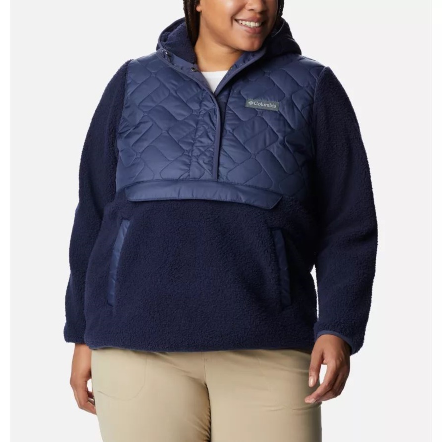 Columbia Sweet View Kapuzen-Fleecepullover Für Damen In Großen Größen Nachtaktiv/dunkel Nachtaktiv