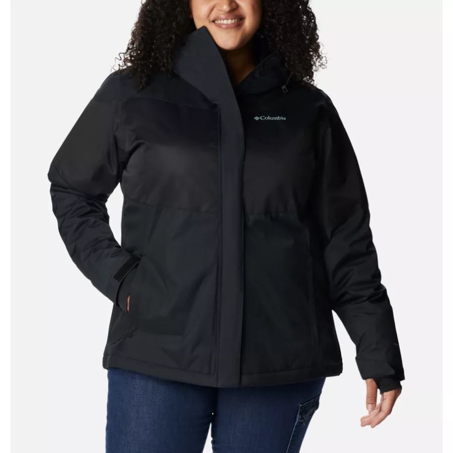 Columbia Tipton Peak Ii Isolierte Jacke Für Damen Plus Größe Schwarz