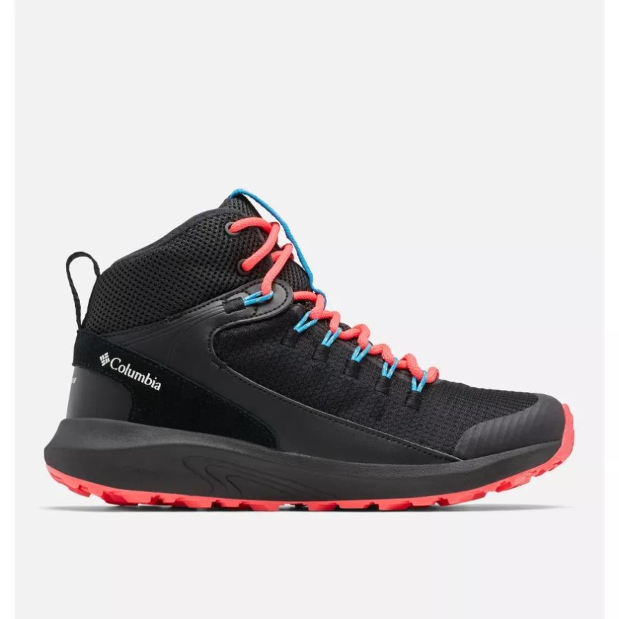 Columbia Trailstorm Mid Wasserdichter Wanderschuh Für Damen Schwarz/Weiß