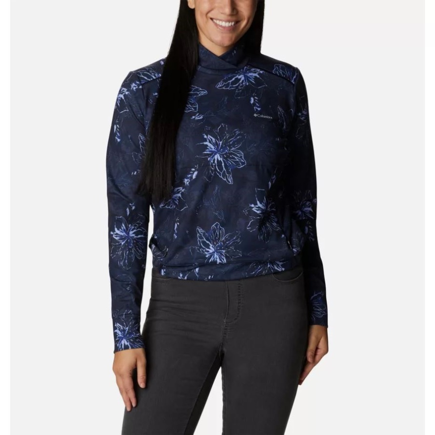 Columbia Wochenend-Abenteuer-Pullover Für Damen Mit Nächtlichem Aurelian-Print
