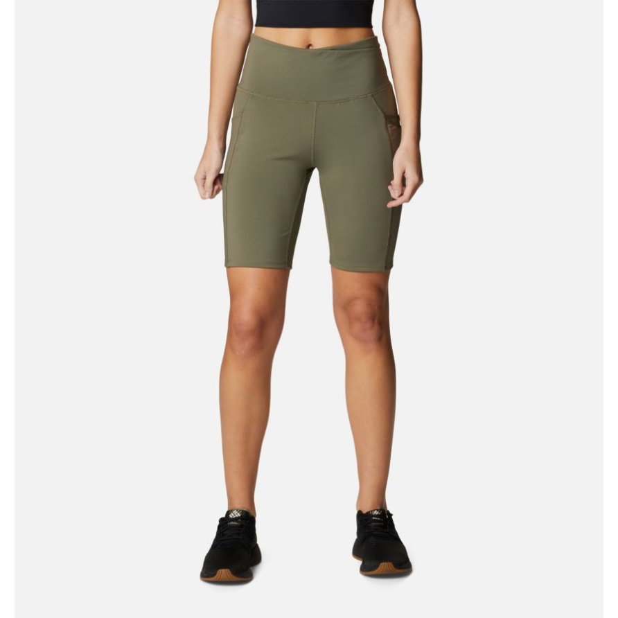 Columbia Windgates Legging Shorts Für Damen Steingrün