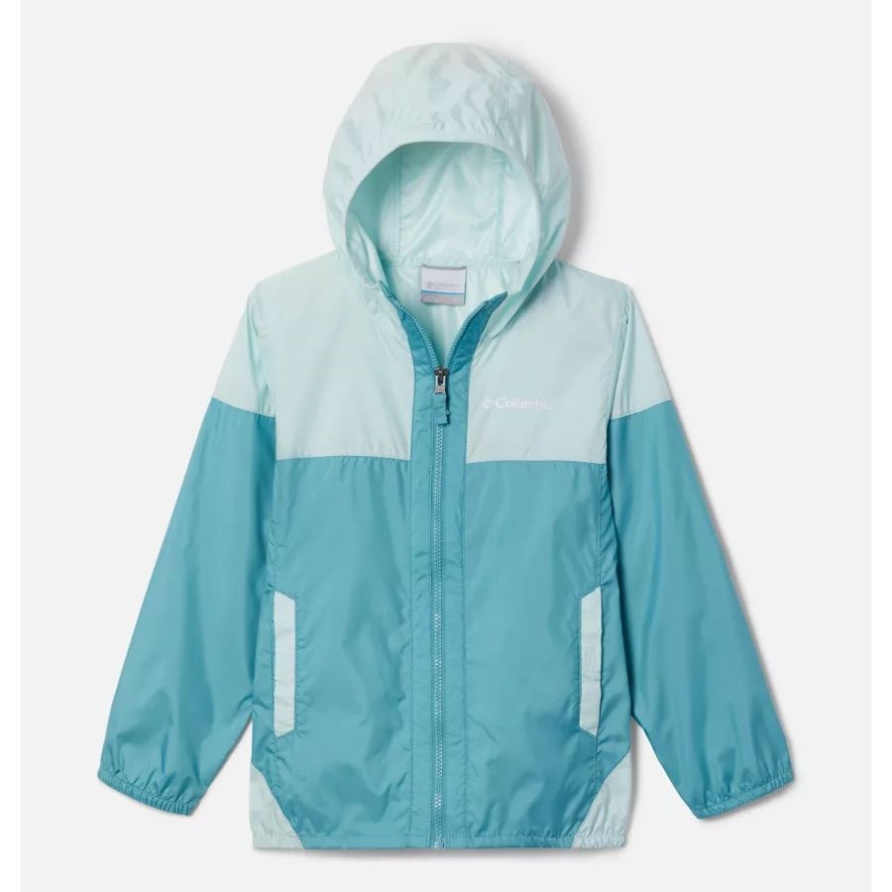 Columbia Jugend Flash Challenger Windjacke Sea Wave/Icy Morning