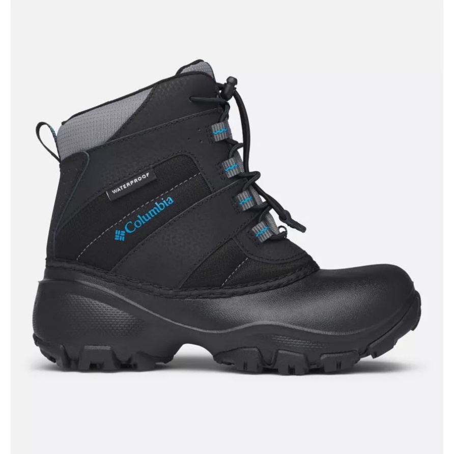 Columbia Youth Rope Tow III Wasserdichter Stiefel Schwarz/Dunkel Kompass