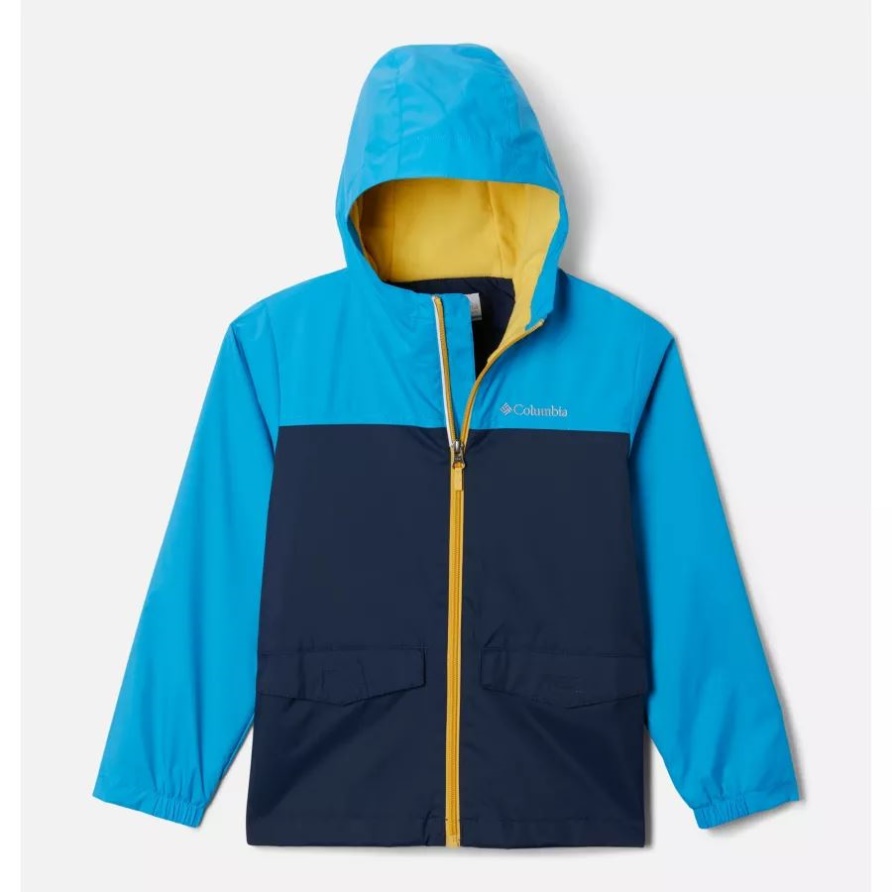 Regen-Zilla-Jacke Für Jungen In Compass Blue/Collegiate Navy Columbia