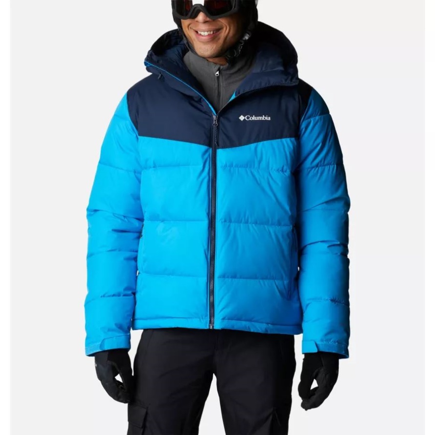 Compass Blue/collegiate Navy Columbia Iceline Ridge Skijacke Für Herren