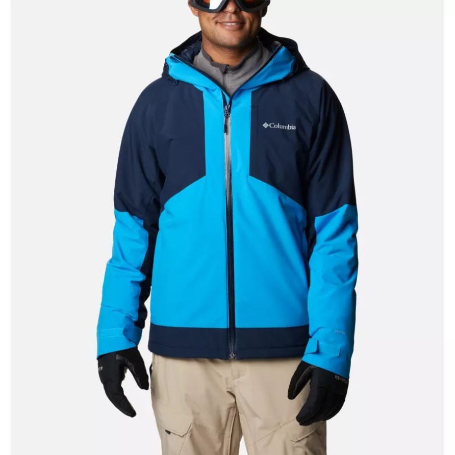 Compass Blue/collegiate Navy Centerport Ii Wasserdichte Skijacke Für Herren Columbia
