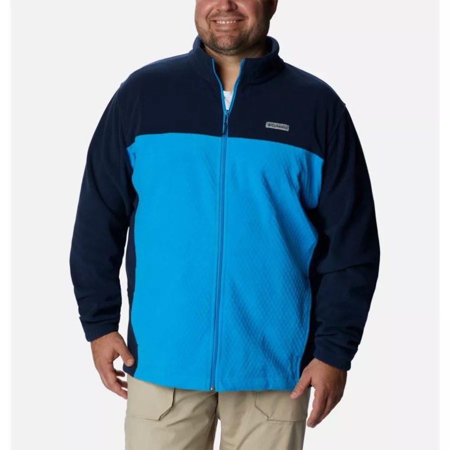 Kompassblau/collegiate Navy Herren-overall-trailjacke Mit Durchgehendem Reißverschluss Big Columbia