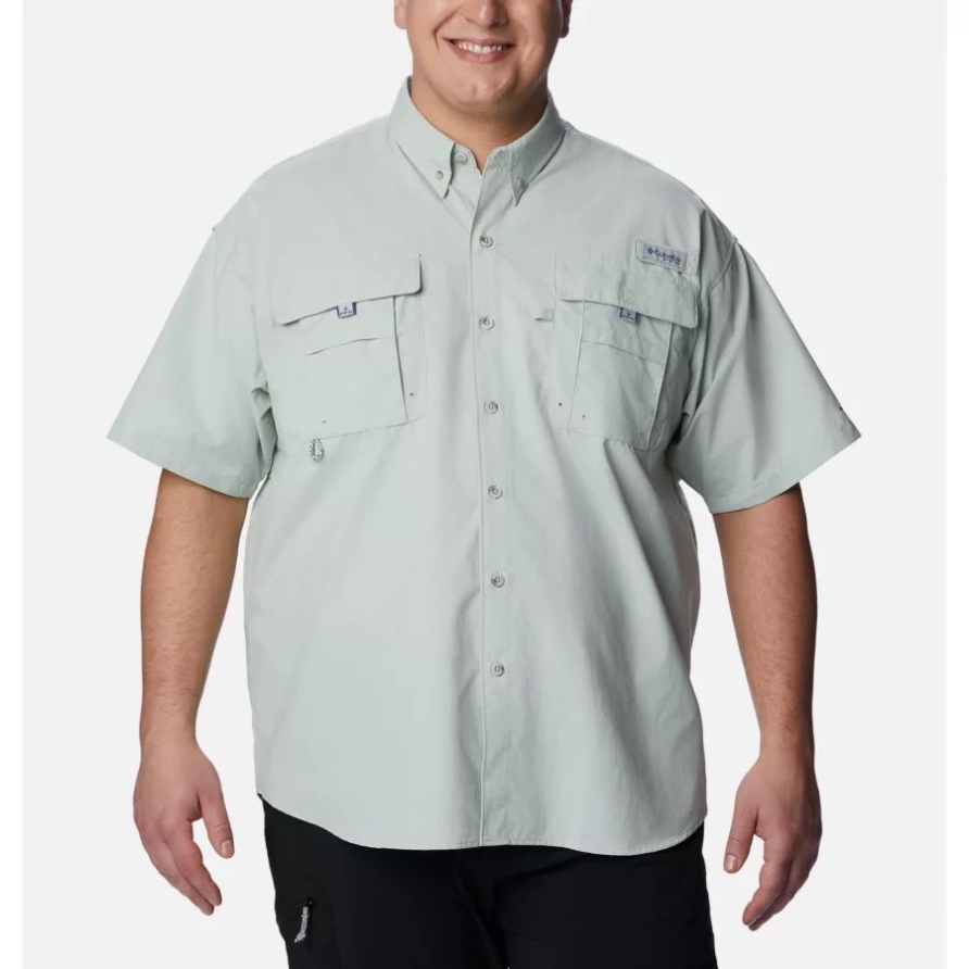 Cooles Grün Columbia Herren Pfg Bahama Ii Kurzarmshirt Groß