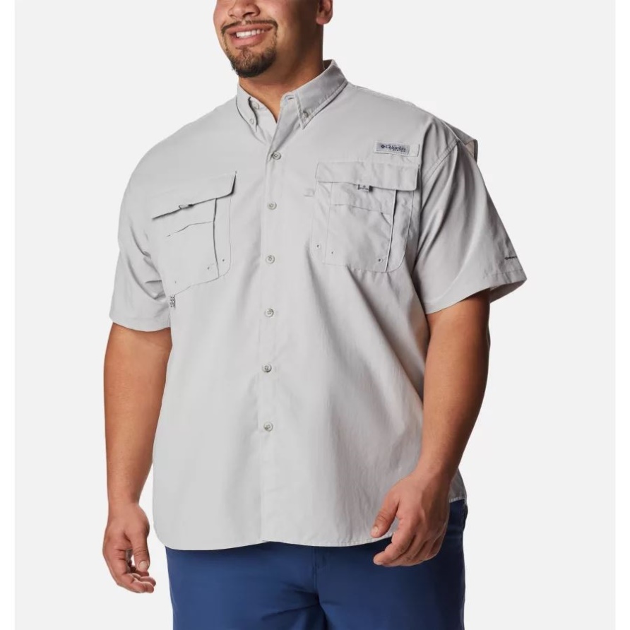 Cooles Grau Columbia Herren Pfg Bahama Ii Kurzarmshirt Groß