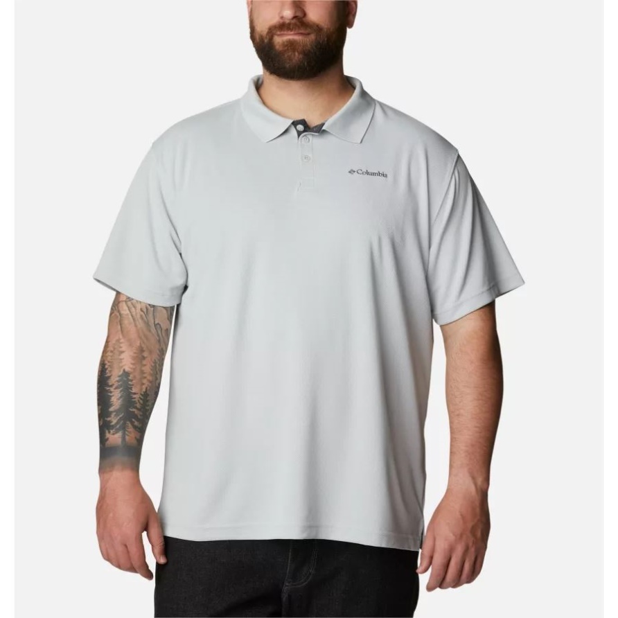 Cooles Graues User Poloshirt Big Columbia Für Herren