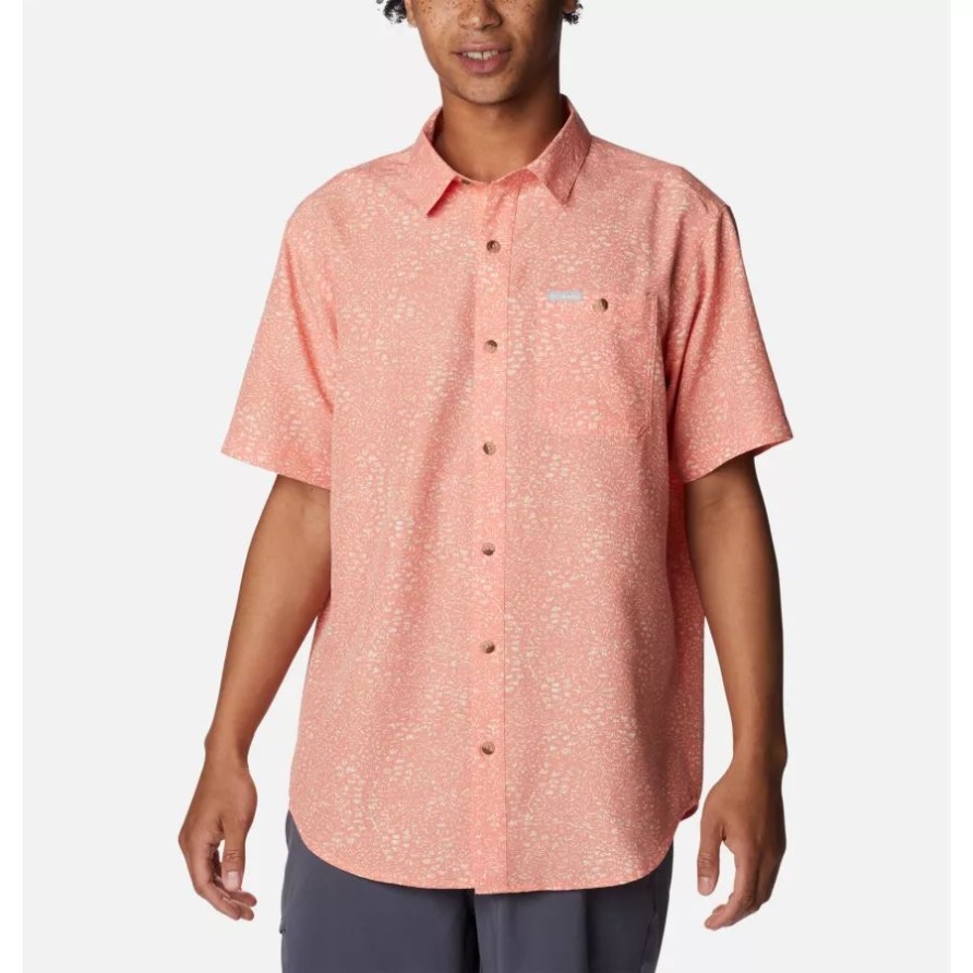 Captree Island Kurzarmhemd Für Herren Von Coral Reef Tiny Jungle Columbia