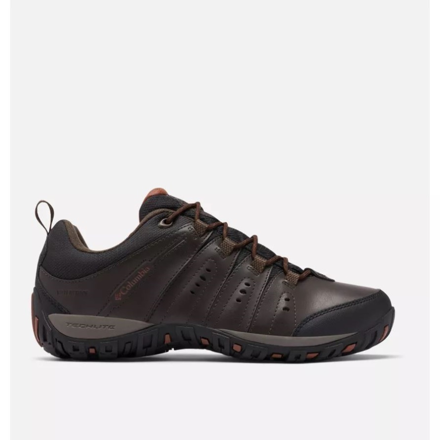 Cordovan/cinnamon Columbia Woodburn Ii Wasserdichter Herrenschuh