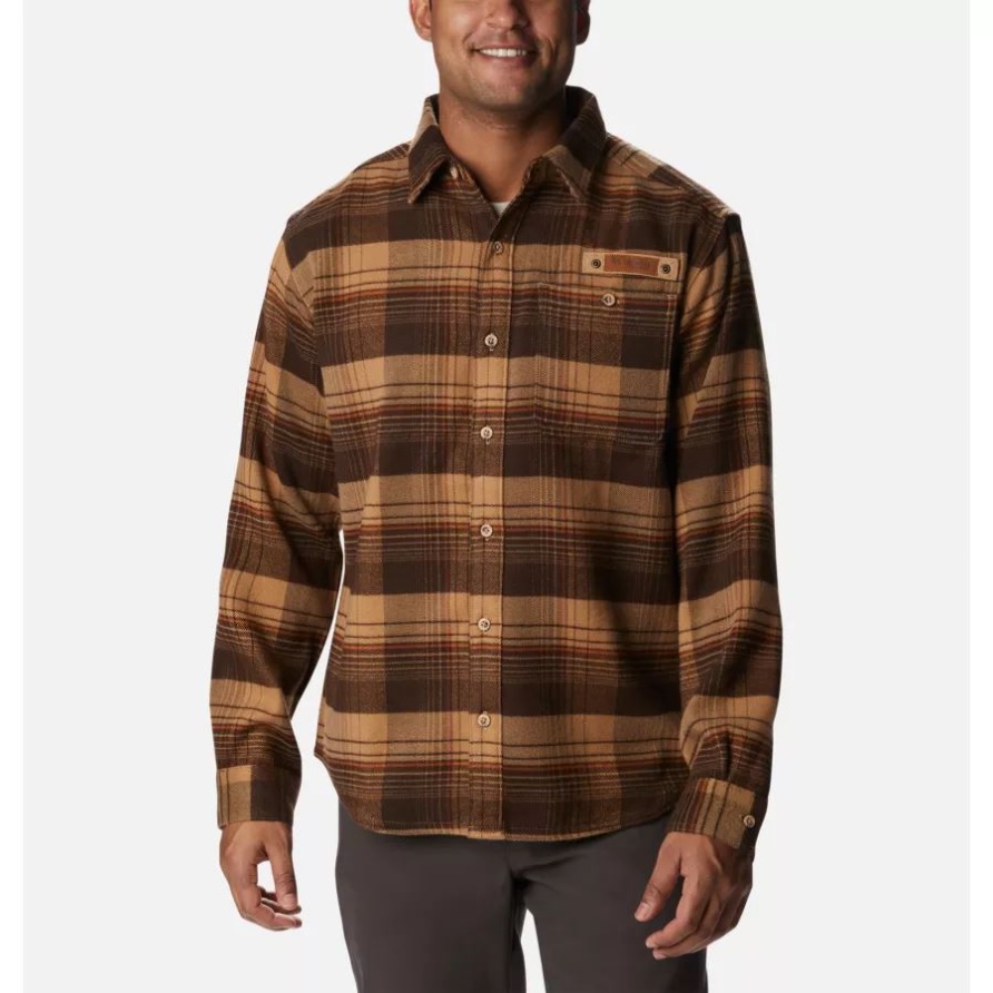 Cordovan Gallatin Decoy Tartan Herren Roughtail Field Heavyweight Flanellhemd Columbia