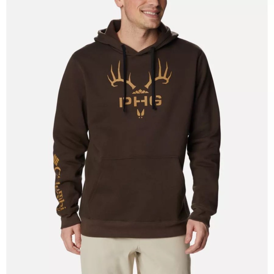 Cordovan/sahara Rack 'em Herren-phg-hoodie Für Herren Columbia