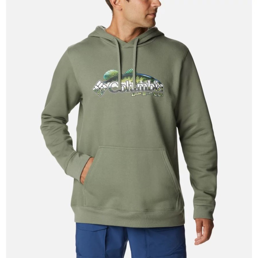 Zypressen-/Basskolumbien-Männerpfg-Fisch-Logohoodie