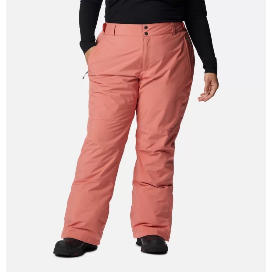 Dark Coral Columbia Shafer Canyon Isolierte Damenhose In Übergröße