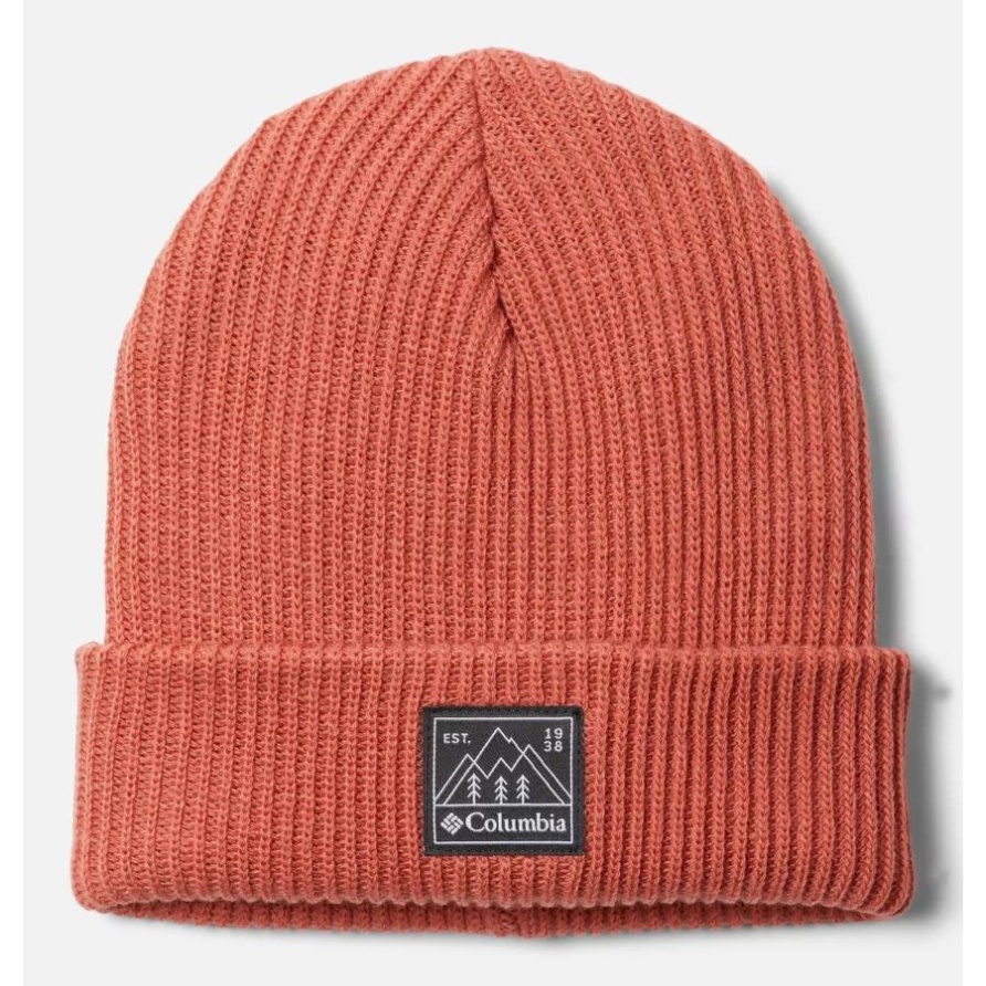 Dunkle Koralle Unisex Jugend Whirlibird Bündchen Beanie Columbia