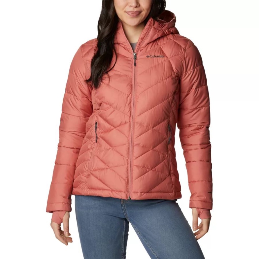Himmlische Kapuzenjacke Für Damen In Dunkler Koralle Columbia