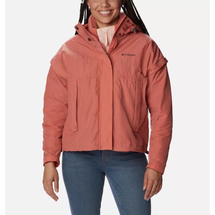 Dunkelkoralle Laurelwoods Interchange Jacke Für Damen Columbia
