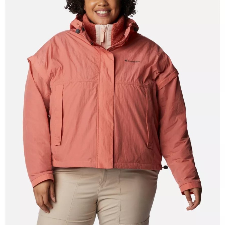 Dunkelkoralle Laurelwoods Interchange Jacke Für Damen Plus Größe Columbia