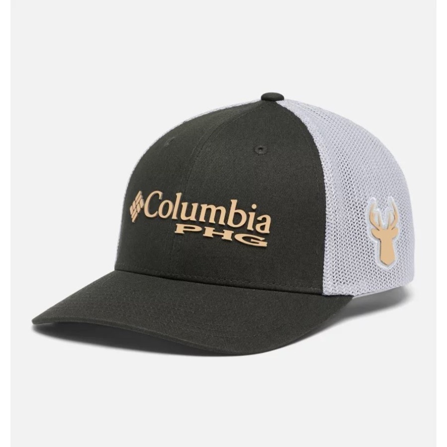 Dark Forest/deer Columbia Phg Logo Mesh Ball Cap Niedrige Krone