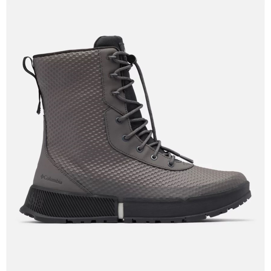 Dunkelgrauer/schwarzer Columbia Hyper-Boreal Omni-Heat Tall Boot Für Herren