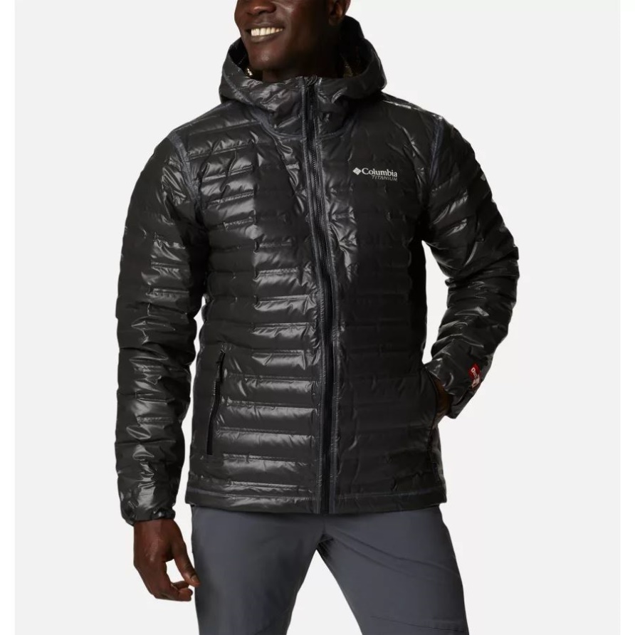 Dunkelgraue Reflektierende Columbia Outdry Ex Ii Gold Omni-heat Infinity Daunenjacke Für Herren