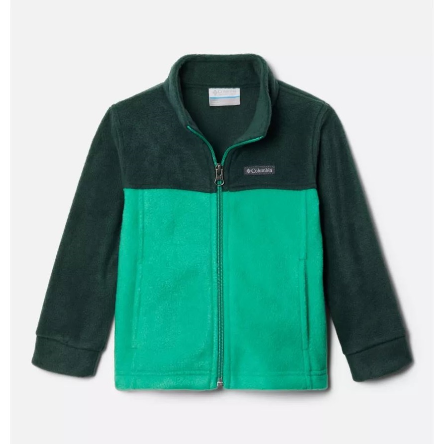 Steens Mountain II-Fleecejacke Für Kleinkinder Aus Columbia, Dunkelgrün/fichte