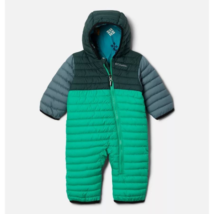 Dark Lime/Fichte/Metall Columbia Infant Powder Lite Wendbare Wimpelkette