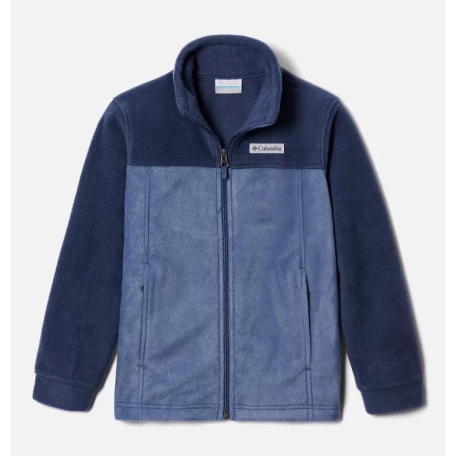 Dark Mountain/College Navy Steens Mountain II Fleecejacke Für Jungen Columbia