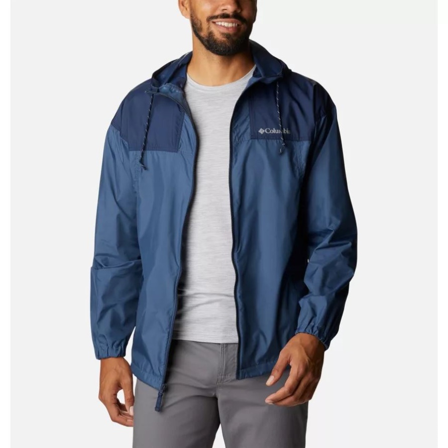 Dark Mountain/College Navy Flash Challenger Windjacke Für Herren Columbia