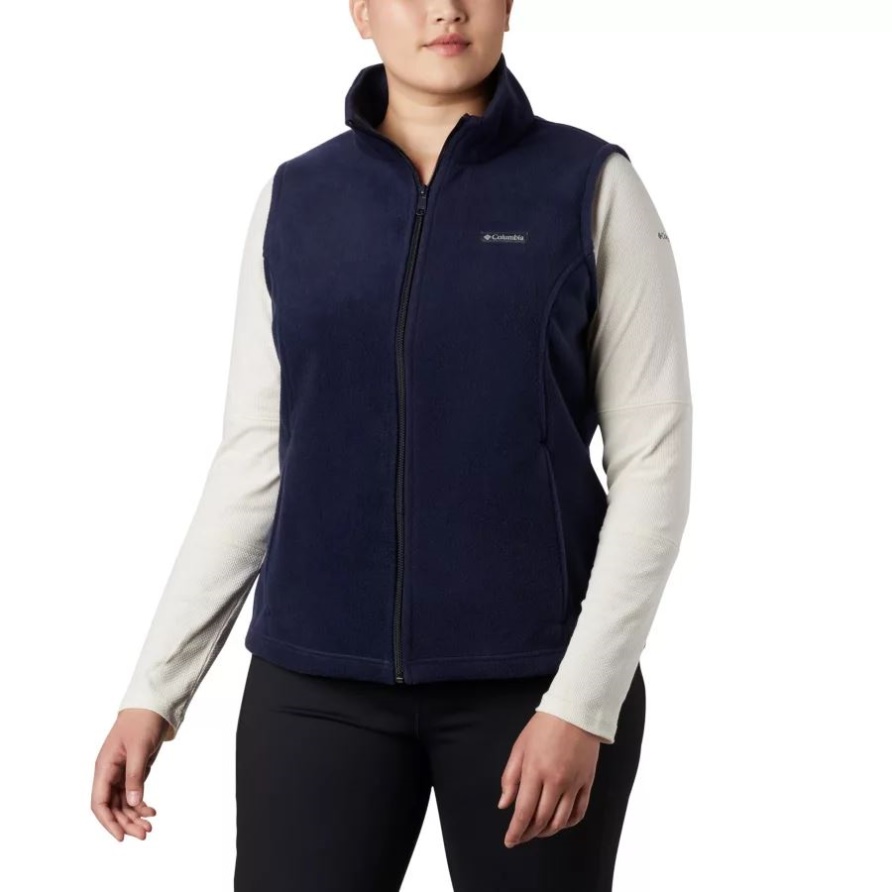 Dark Nocturnal Columbia Benton Springs Weste Für Damen In Übergröße