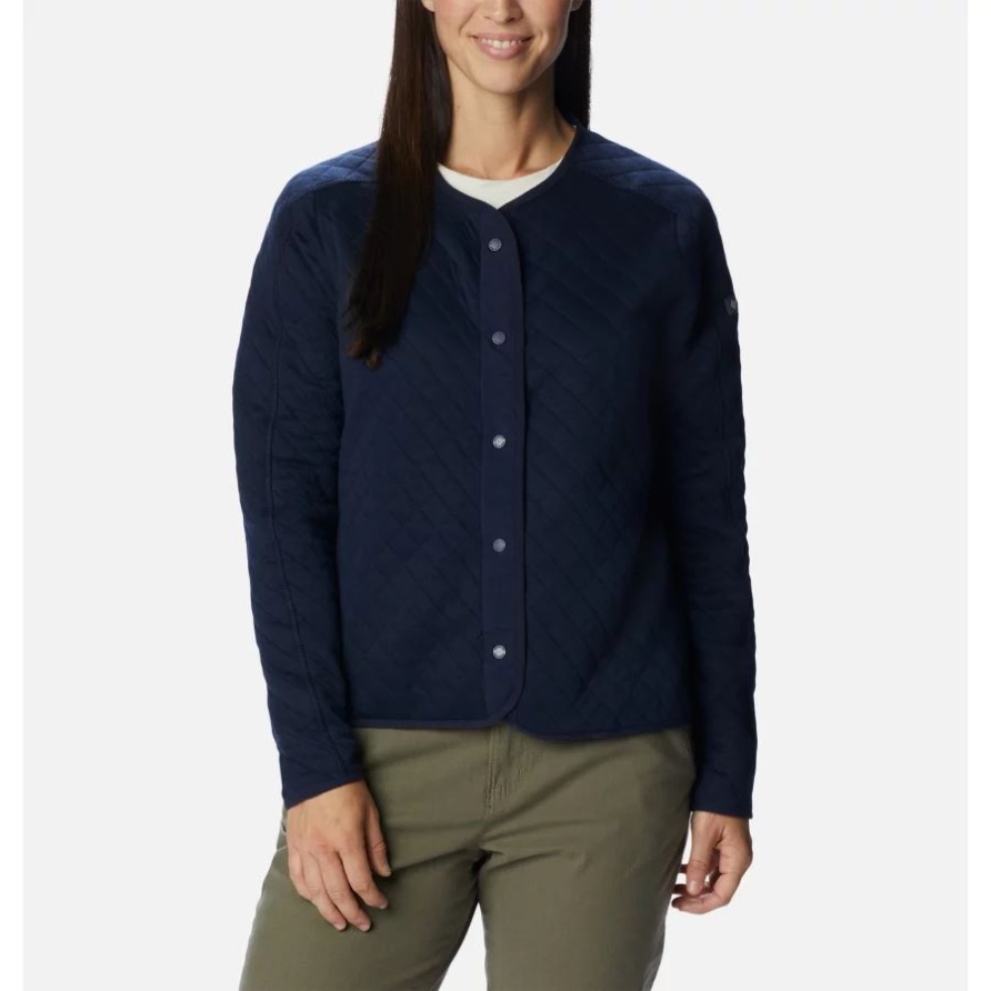 Dunkles Nachtaktives Columbia Columbia-Lodge-Steppjacke Für Damen