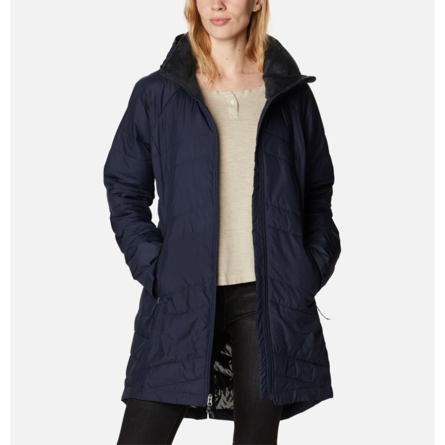 Crown-Point-Jacke Für Damen In Dunkler, Nächtlicher Columbia-Optik