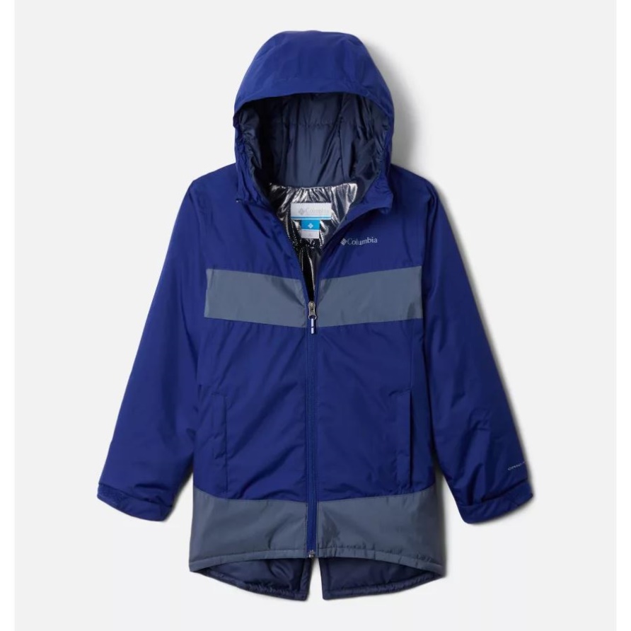 Dark Sapphire Columbia Oso Mountain Isolierte Jacke Für Mädchen