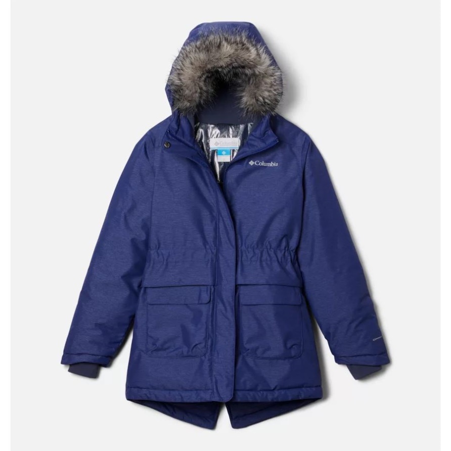 Dark Sapphire Heather Columbia Mädchen Nordic Strider Jacke