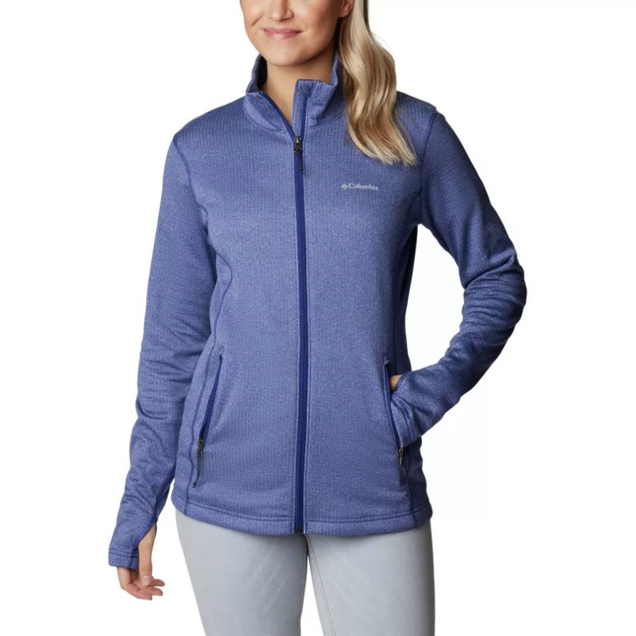 Dark Sapphire Heather Technische Fleecejacke Park View Für Damen Columbia
