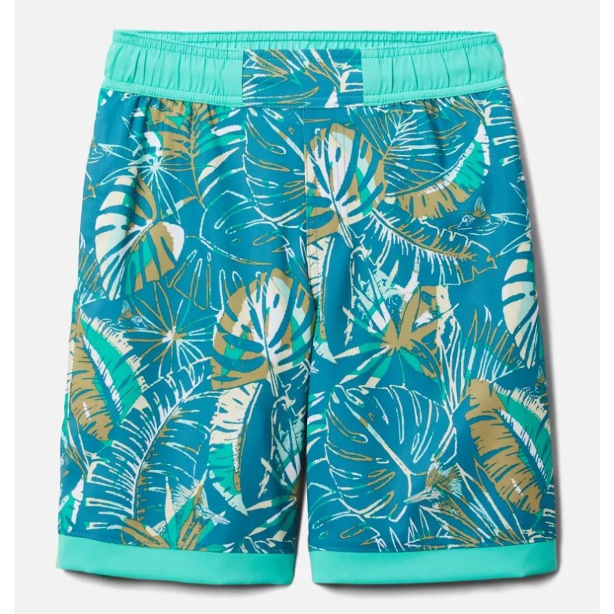 Deep Marine King Palms Columbia Sandige Shoreboard-Shorts Für Jungen