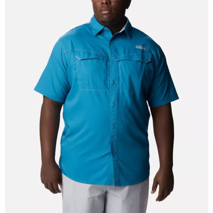 Deep Marine Herren Pfg Low Drag Offshore Kurzarmhemd Big Columbia