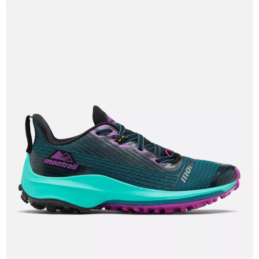 Montrail Trinity Ag Trailrunningschuh Für Damen Tiefes Wasser/helle Pflaume Columbia