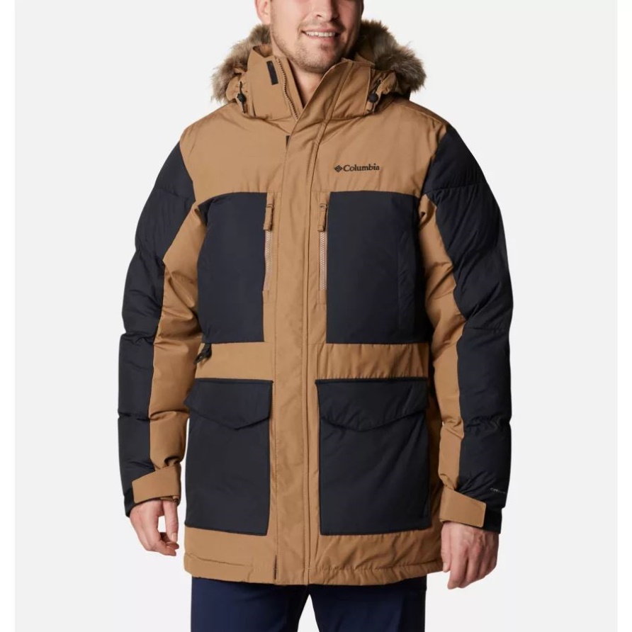 Delta/schwarz Marquam Peak Fusion Omni-heat Infinity Isolierter Parka Für Herren Columbia