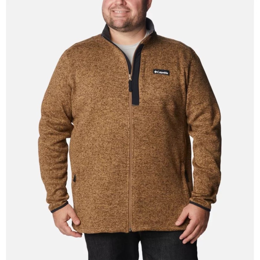 Delta Heather Herrenpullover Weather Fleece Full Zip Big Columbia