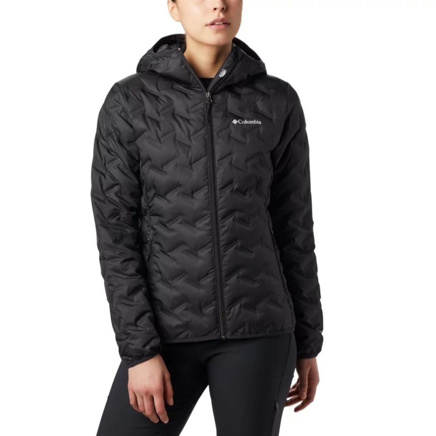 Delta Ridge Daunenjacke Mit Kapuze Columbia Schwarz