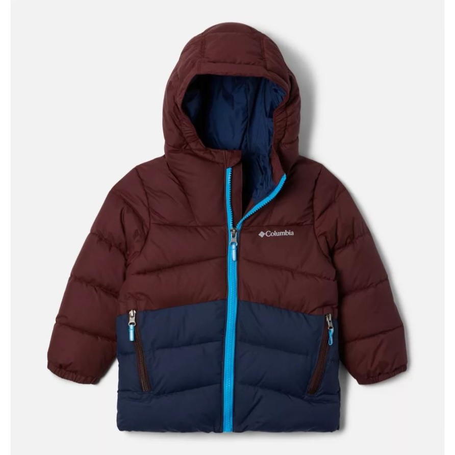 Elderberry/collegiate Navy Arctic Blast Jacke Für Jungen Für Kleinkinder Columbia