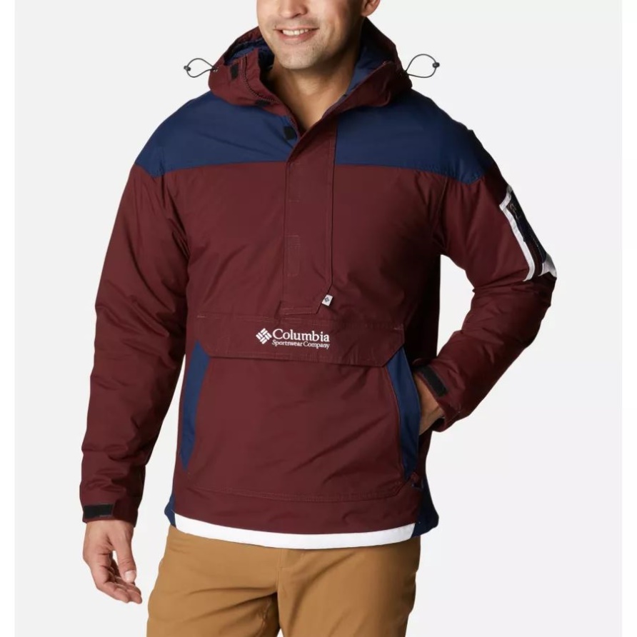 Holunder/College Navy/Weiß Challenger Pullover Anorak Für Herren Columbia