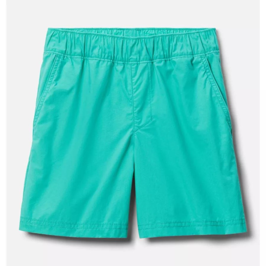 Electric Türkis Columbia Ausgewaschene Shorts Für Jungen