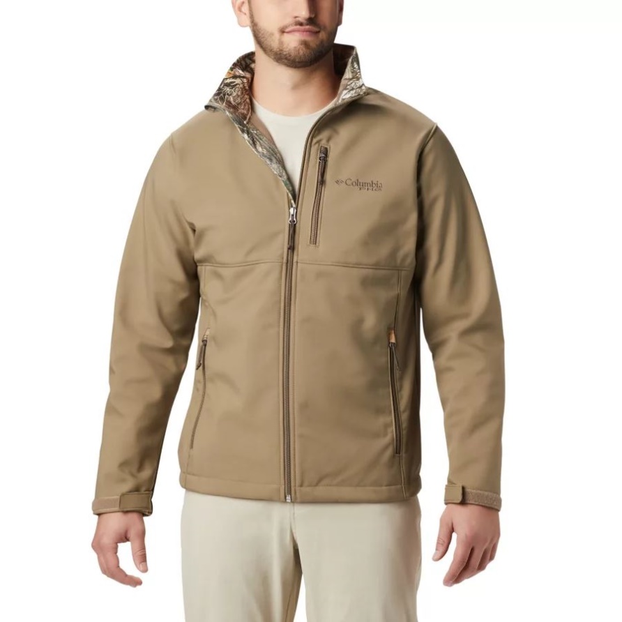 Flax/rt Edge Columbia Phg Ascender Softshelljacke Für Herren Groß